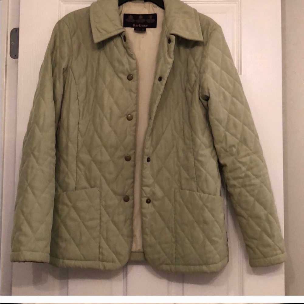 Barbour Light Green Jacket